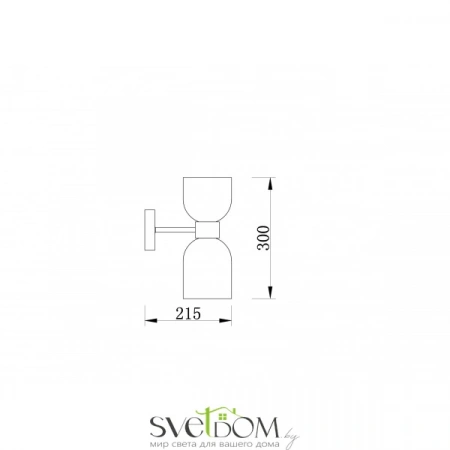 Бра и настенные светильники FR5203WL-02BS Freya | Svetdom.by