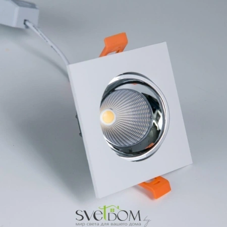 Citilux Альфа CLD001KNW1 LED Встраиваемый светильник Белый Хром CITILUX