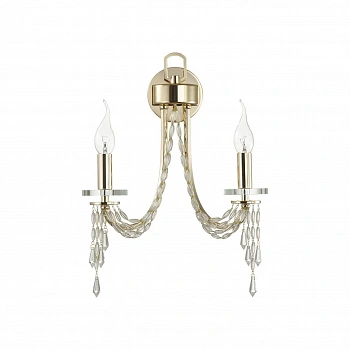 5063/2W CLASSIC ODL24 537 золото/прозрачный/металл/хрусталь Бра E14 2*40W CAPEL