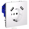 Розетки с USB Voltum S70 VLS040402  Voltum VLS040402