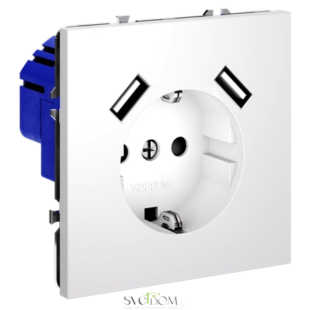 Розетки с USB Voltum S70 VLS040402  Voltum VLS040402