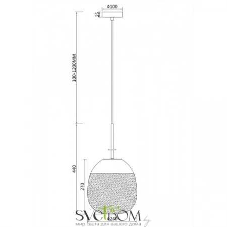 Подвесные светильники Maytoni P072PL-L5W3K от Магазина Svetdom.by