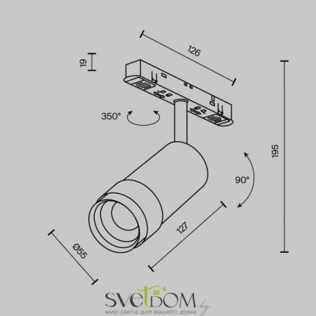 TR211-1-12W4K-Z-B Maytoni