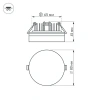 Светильник LTD-80R-Opal-Roll 5W Warm White Arlight 020809 Arlight