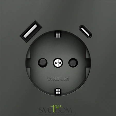 Розетка с USB, A+C Voltum S70 VLS040506  Voltum