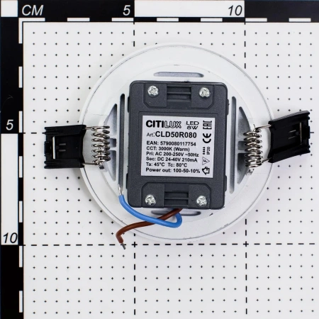 Встраиваемый светильник Citilux Омега CLD50R080N CITILUX
