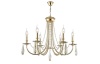 Люстра Crystal Lux VICTORIA SP6 GOLD/AMBER Crystal Lux