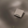 Накладка для розетки с заземлением и крышкой Voltum VLSM000810 S70 METAL, платина Voltum VLSM000810