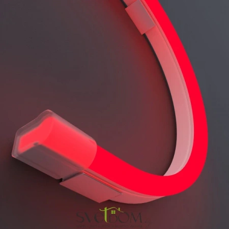 Гибкий неон 25x13 220В 8Вт/м Red IP65 50м | Svetdom.by