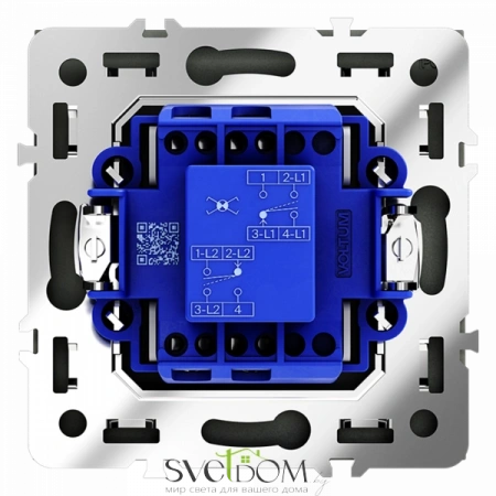 Перекрестный переключатель одноклавишный Voltum S70 VLS010507  VLS010507 Voltum