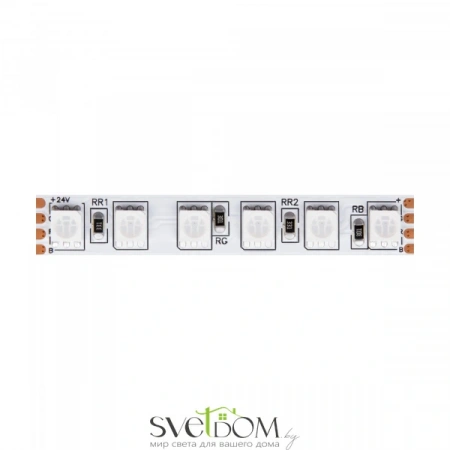 Светодиодная лента 24В 5050 21Вт/м RGB 5м IP20 Black 20038