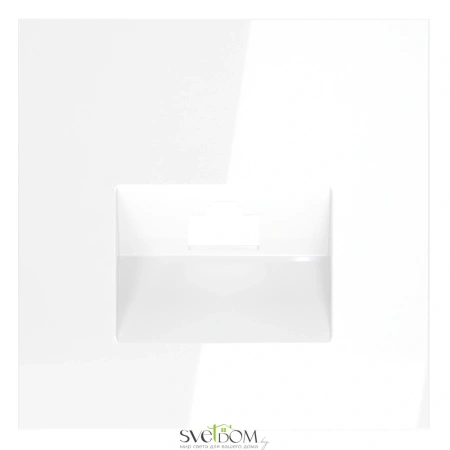 Накладка для розетки компьютерной RJ45 Voltum S70 Белый VLS001301 Voltum VLS001301