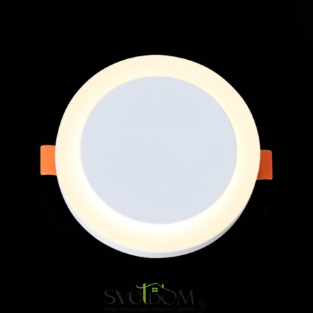 ST104.502.06 Светильник встраиваемый Белый LED 1*6W 3000K 468Lm Ra>80 120° IP20 D110xH20 170-240V Встраиваемые светильники ST LUCE