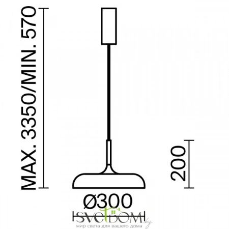 Подвесные светильники Maytoni MOD189PL-L12B3K1 от Магазина Svetdom.by