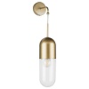 Lightstar 690513 Бра RAMO 1х40W E27 ШАМПАНЬ/ПРОЗРАЧНЫЙ Lightstar