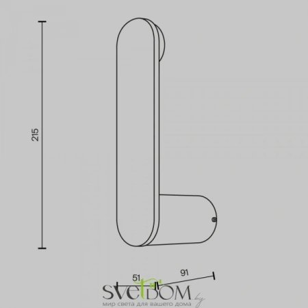 Бра MOD356WL-L4B3K Maytoni | Svetdom.by