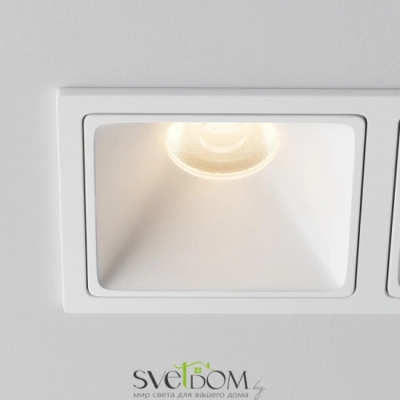 Встраиваемые светильники Maytoni DL043-02-10W3K-SQ-W-1 от Магазина Svetdom.by