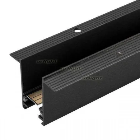 ARLIGHT Трек встраиваемый MAG-TRACK-2538-F-2000 (BK) (Arlight, IP20 Металл, 3 года)