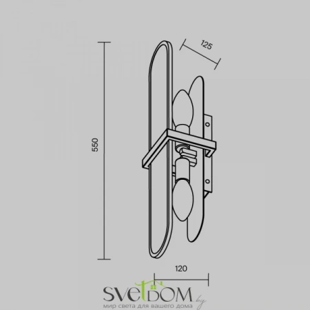 Бра MOD099WL-02G Maytoni | Svetdom.by