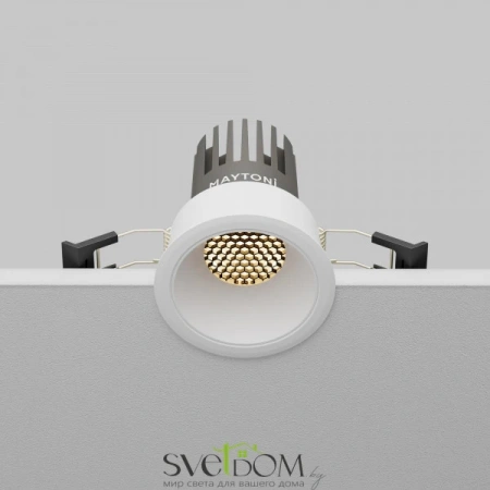 Встраиваемые светильники Maytoni DL115-10W-3K-W от Магазина Svetdom.by