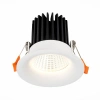 ST703.538.10 Св-к встр. Белый LED 1*10W 3000K 900Lm Ra>90 38° IP20 D85xH75 170-240V Встраиваемые светильники ST LUCE