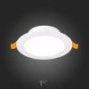 ST210.538.08 Св-к встр. Белый LED 1*8W 3000K 640Lm Ra80 110° IP20 D120xH30 220-240V Встраиваемые светильники ST LUCE