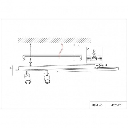 Потолочные светильники Favourite 4076-2C от Магазина Svetdom.by