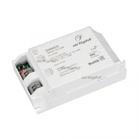 ARLIGHT Диммер SMART-D2-DIM-SUF (230V, 2A, TRIAC, 2.4G) (Arlight, IP20 Пластик, 5 лет)