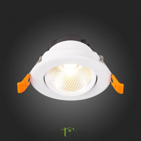 ST211.548.08.36 Св-к встр. Белый LED 1*8W 4000K 640Lm Ra80 36° IP20 D86xH50 220-240V Встраиваемые светильники ST LUCE