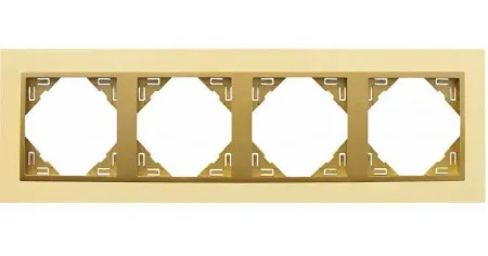 4-х местная рамка Logus90 Metallo Efapel 90940 TOU