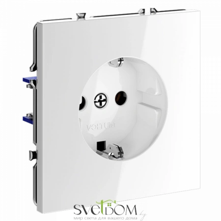 Розетки электрические с заземлением Voltum S70 VLS040101  Voltum
