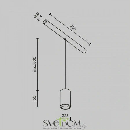 Светильники Maytoni C105PL-3W3-6K-B от Магазина Svetdom.by