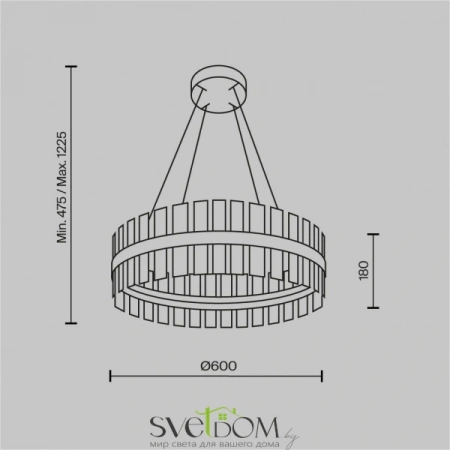Подвесные светильники Maytoni MOD173PL-L45BS3K от Магазина Svetdom.by