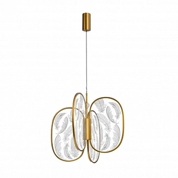 6664/53L L-VISION ODL_EX24 015 Подвесной светильник античн бронза/металл/акрил IP20 LED 54W 3000Лм 3000K PIUMA