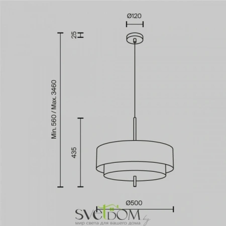 Подвесные светильники Maytoni MOD613PL-05W от Магазина Svetdom.by