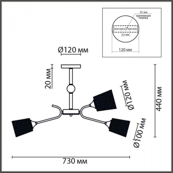 Люстры8191/9C LUMION | Svetdom.by