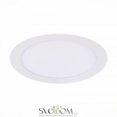 ST209.538.15 Св-к встр. Белый LED 1*15W 3000K 1 020Lm Ra80 110° IP20 D190xH8 90-265V Встраиваемые светильники ST LUCE