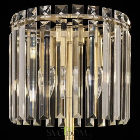 Citilux Джейн CL306833 Хрустальная настольная лампа Бронза CITILUX