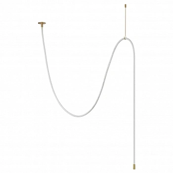 4399/40CL HIGHTECH ODL23 134 ант.бронза/металл/канат Потолочный св-к встраиваемый (2 крепления и крючок в комплекте) IP20 LED 40W 1580Лм 3000K CORDA