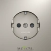 Розетки электрические с заземлением и шторками  Voltum S70 VLS040203  Voltum VLS040203