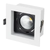 Светильник CL-KARDAN-S102x102-9W Day (WH-BK, 38 deg) Arlight 024125 Arlight