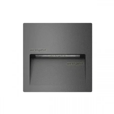 ARLIGHT Светильник LTD-TRAIL-S115x115-4W Warm3000 (GR, 70 deg, 230V) (Arlight, IP65 Металл, 3 года)