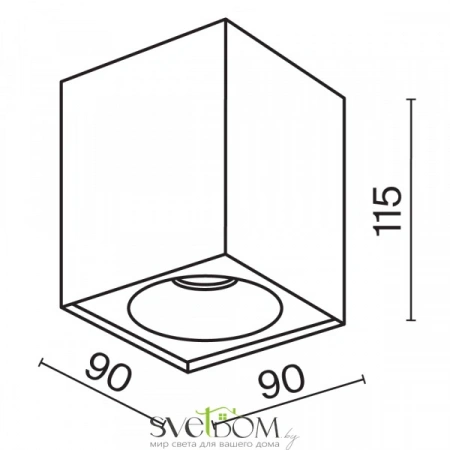 Потолочные светильники Maytoni C030CL-01W от Магазина Svetdom.by