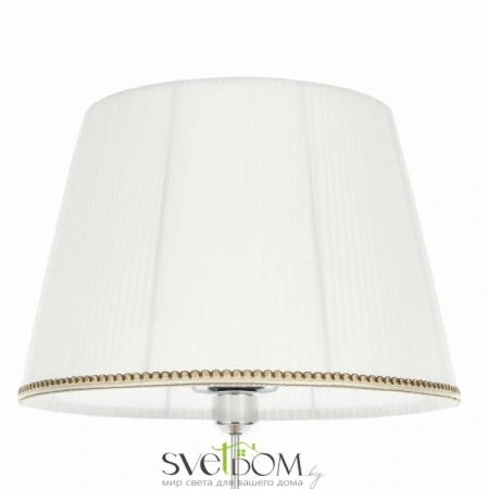 Citilux Линц CL402970T Торшер хром со столиком и белым абажуром CITILUX