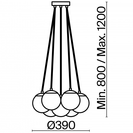 Подвесные светильники Freya FR5231PL-07CH от Магазина Svetdom.by