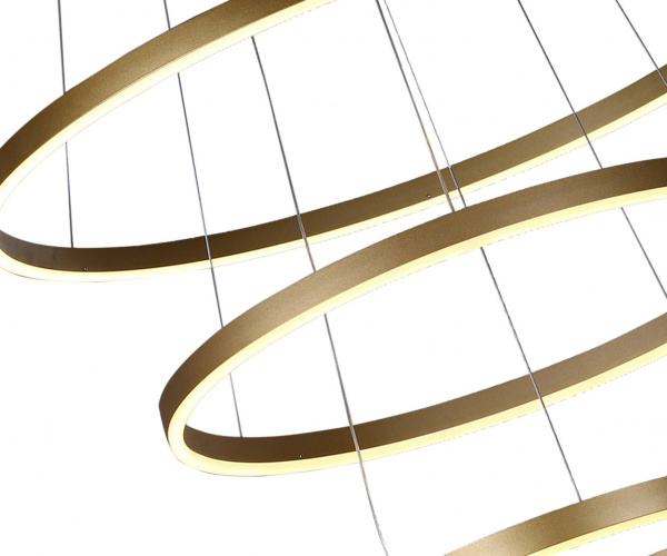 Kink Light 08223,33(3000k) Подвес Тор мат.золото d80+60+40