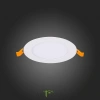 ST209.548.06 Св-к встр. Белый LED 1*6W 4000K 370Lm Ra80 110° IP20 D120xH8 90-265V Встраиваемые светильники ST LUCE