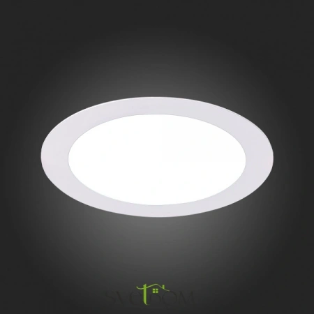ST210.548.12 Св-к встр. Белый LED 1*12W 4000K 900Lm Ra80 110° IP20 D120xH30 220-240V Встраиваемые светильники ST LUCE