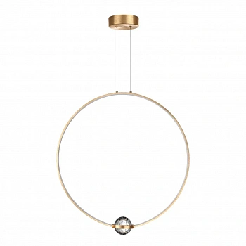 4336/27L L-VISION ODL22 207 брашированное золото/металл Подвесной светильник IP20 LED 27W 2230Лм 4000K GOTA