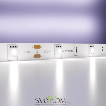 Светодиодная лента 24В 5050 7,2Вт/м 6000K 5м IP20 10162